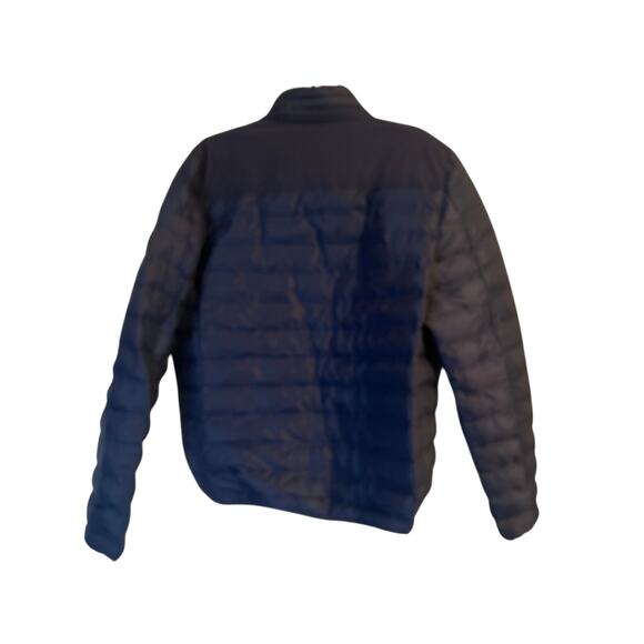 GUC Gerry Men's Black Puffy Jacket Front Zipper Pockets Nylon Size Medium - Picture 2 of 6